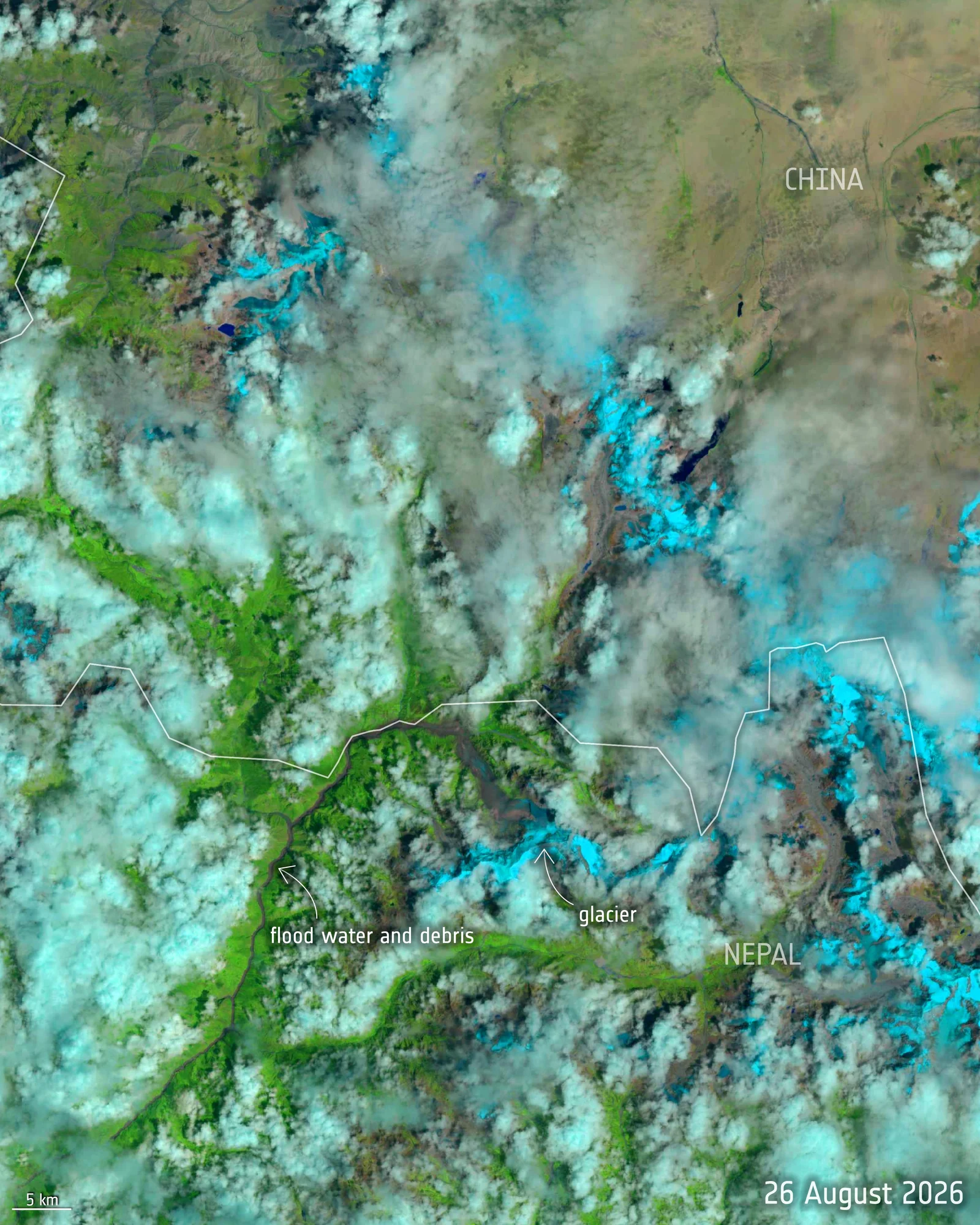 How Did a Mountain Collapse Become Nepal’s Flood?